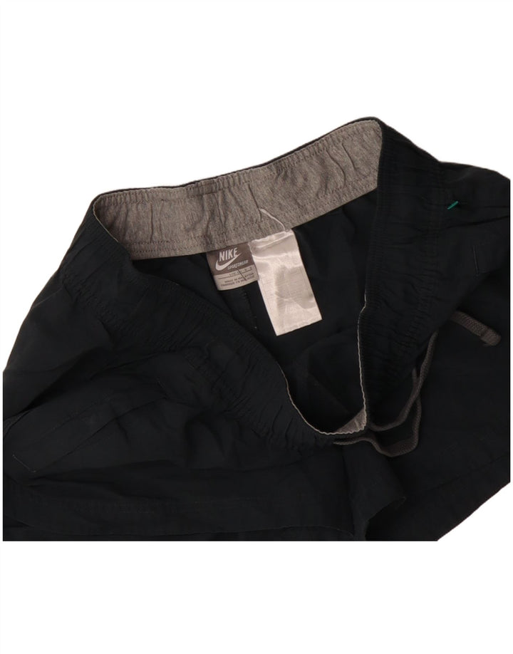 NIKE Womens Sport Shorts US 12/14 Large Navy Blue