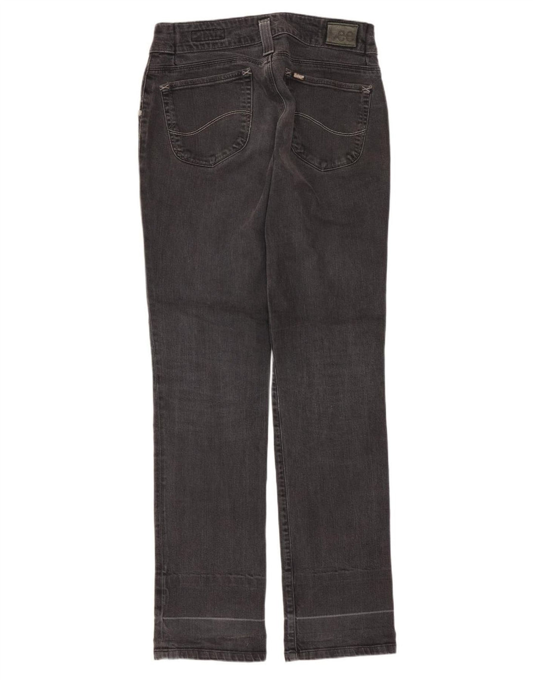 Lee Womens Leola Straight Jeans W30 L33 Black Cotton