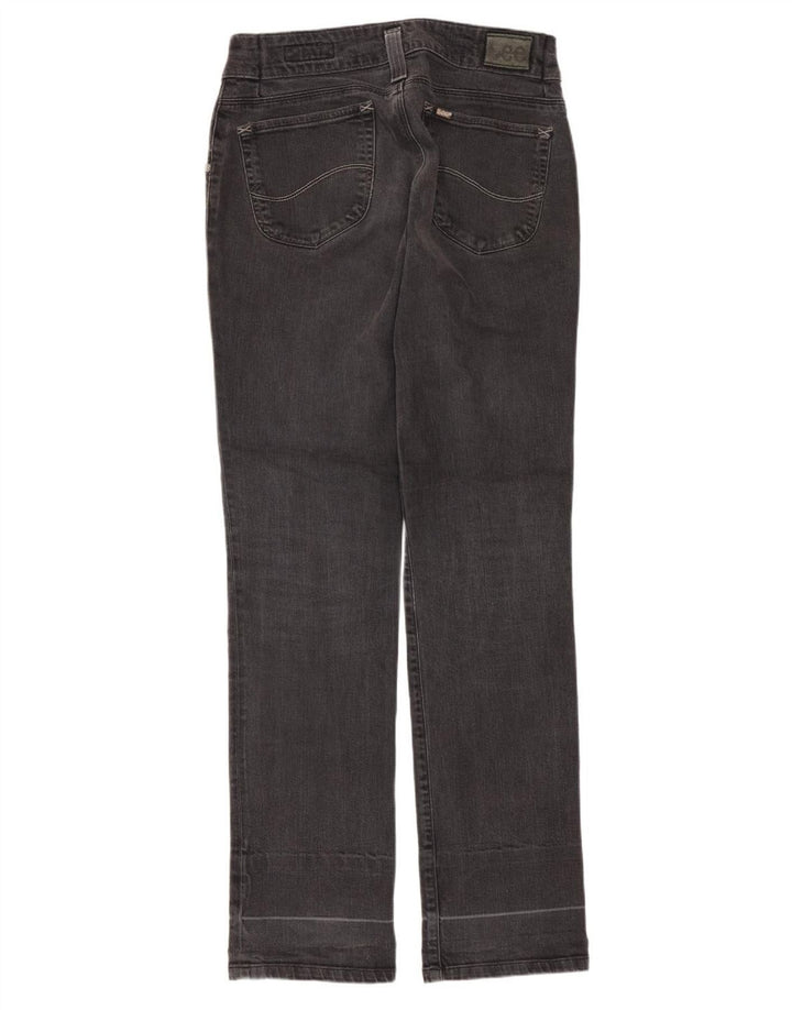 Lee Womens Leola Straight Jeans W30 L33 Black Cotton