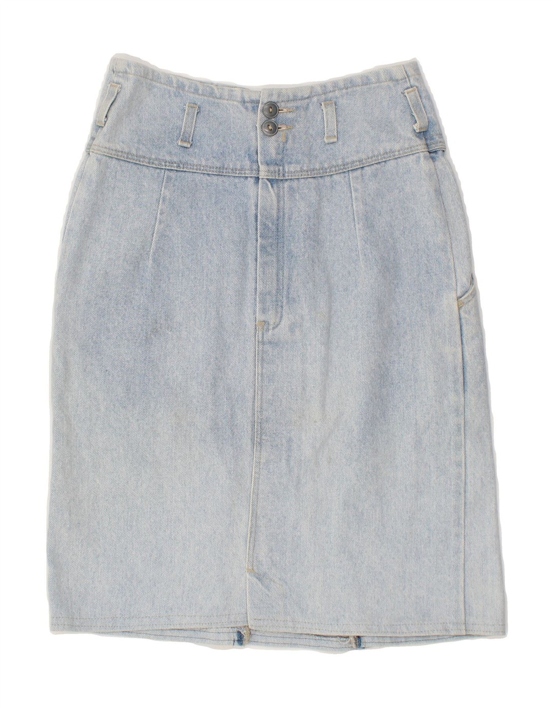 VINTAGE Womens Denim Skirt W26 Small Blue Vintage Vintage and Second-Hand Vintage from Messina Hembry 