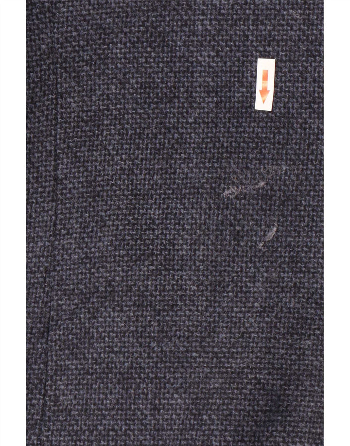 Marks & Spencer Mens Overcoat UK 44 2XL Navy Blue Polyester