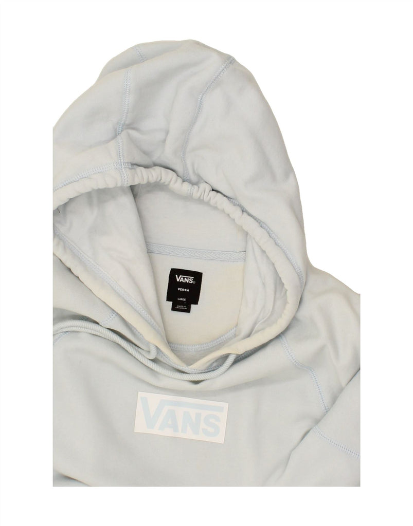 VANS Mens Graphic Hoodie Jumper Large Blue Cotton | Vintage Vans | Thrift | Second-Hand Vans | Used Clothing | Messina Hembry 