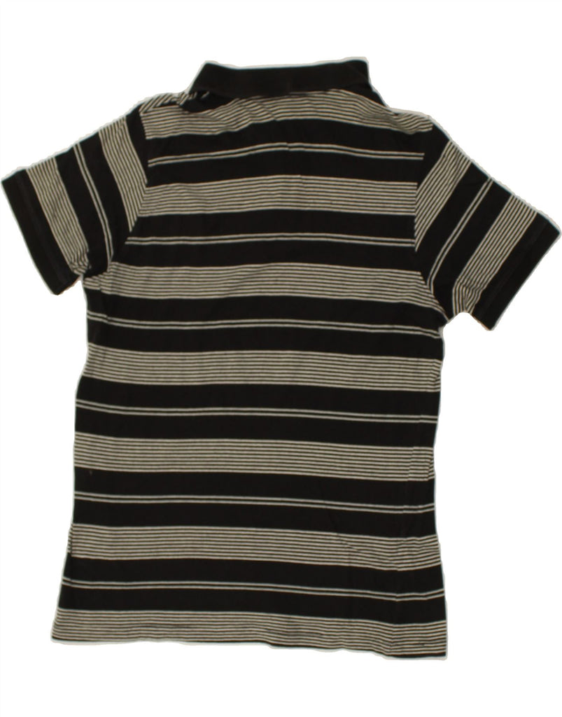 COLMAR Mens Polo Shirt XL Black Striped Cotton | Vintage Colmar | Thrift | Second-Hand Colmar | Used Clothing | Messina Hembry 