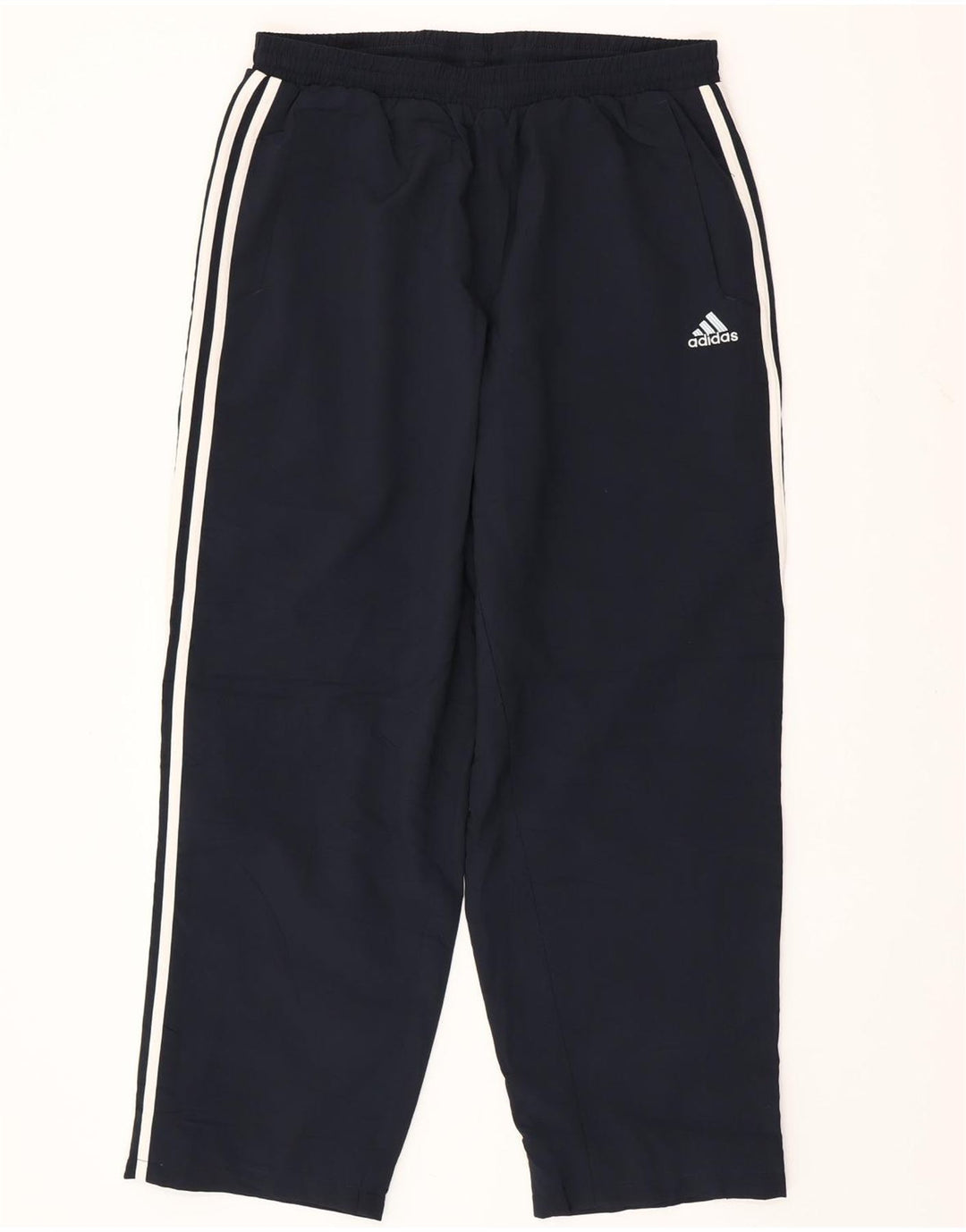 ADIDAS Mens Tracksuit Trousers UK 40/42 Medium  Navy Blue Polyester