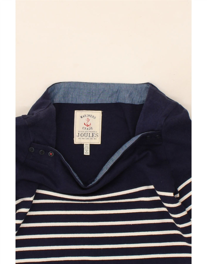 JOULES Womens Jumper Dress UK 8 Small Navy Blue Striped Nautical Vintage Joules and Second-Hand Joules from Messina Hembry 