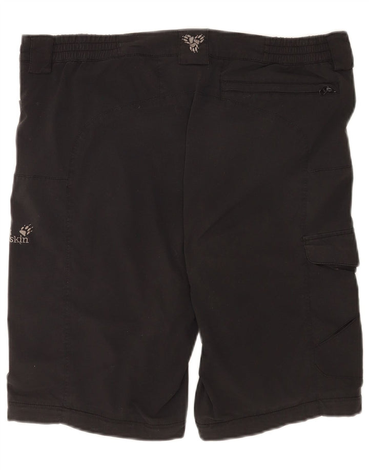 Jack Wolfskin Womens Cargo Shorts UK 12/14 Medium W34 Black