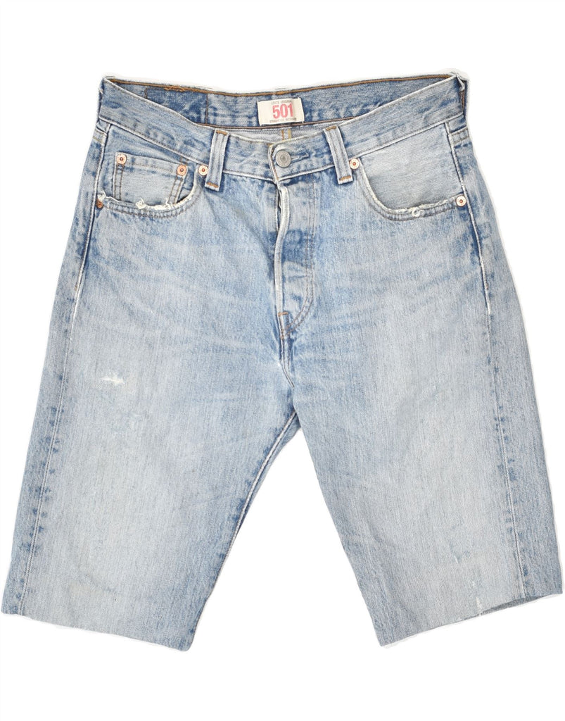 LEVI'S Mens 501 Denim Shorts W30 Medium Blue Cotton | Vintage Levi's | Thrift | Second-Hand Levi's | Used Clothing | Messina Hembry 