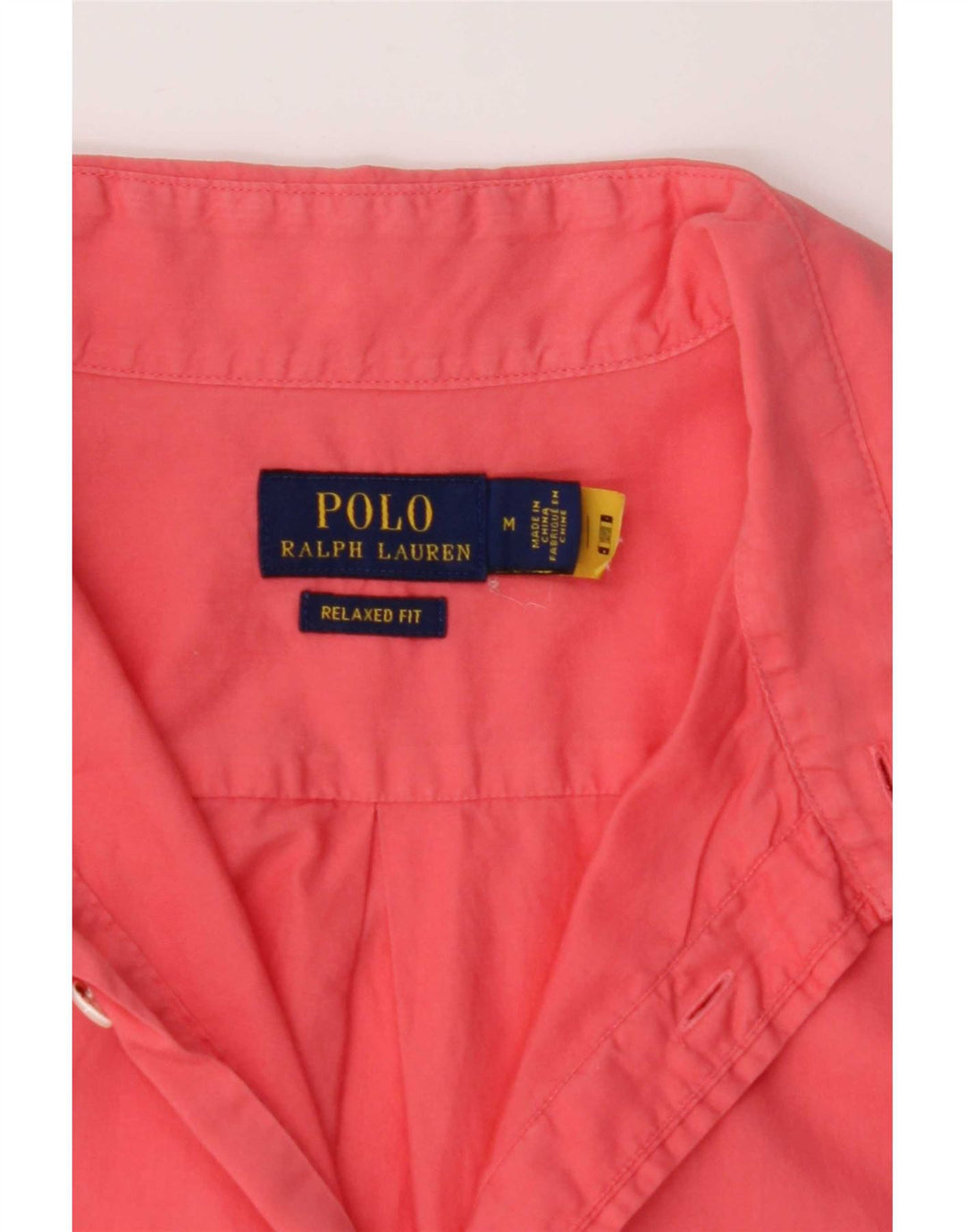 Polo Ralph Lauren Mens Relaxed Fit Shirt Medium Pink