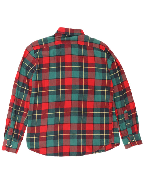 Carrera Mens Shirt Large Multicoloured Check Cotton