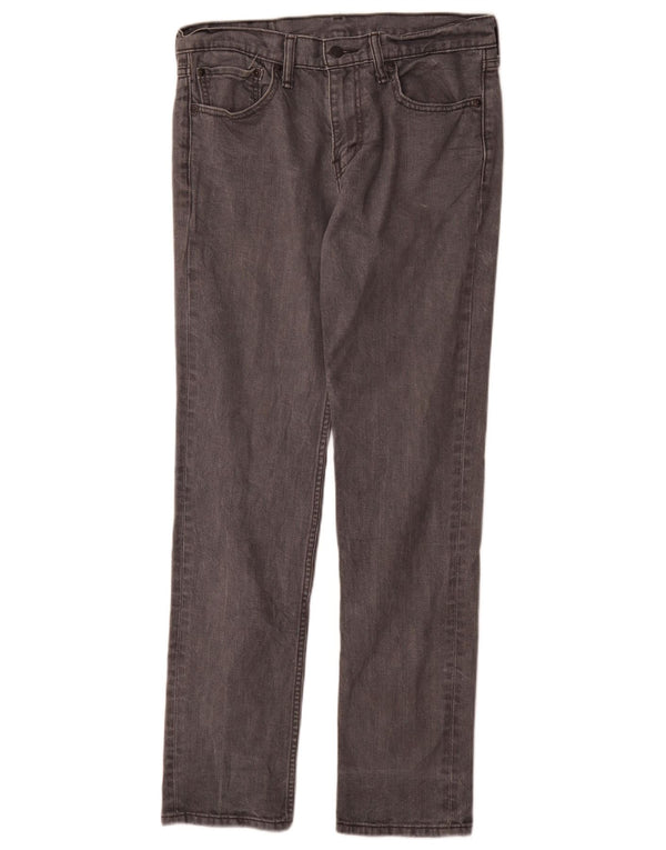 Levi's Mens 511 Slim Jeans W32 L32 Grey Cotton