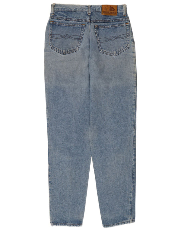 Americanino Womens High Waist Tapered Jeans W30 L30 Blue Cotton