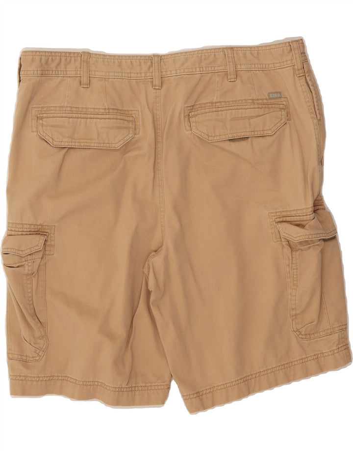 IZOD Mens Cargo Shorts W40 XL Beige Cotton Vintage Izod and Second-Hand Izod from Messina Hembry 