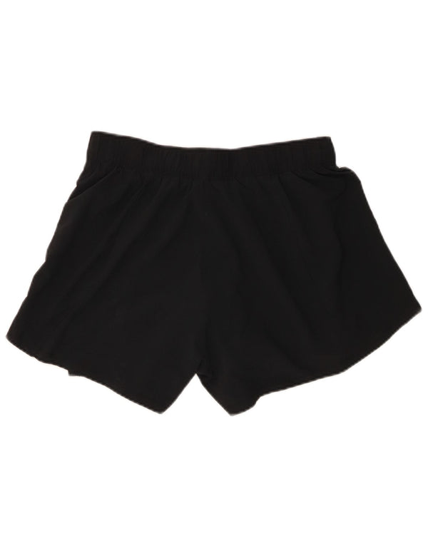 Nike Womens Sport Shorts UK 14 Medium Black Polyester
