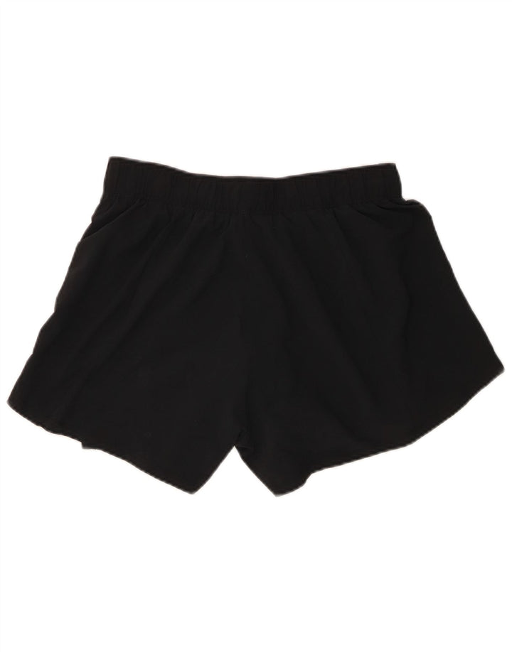 Nike Womens Sport Shorts UK 14 Medium Black Polyester