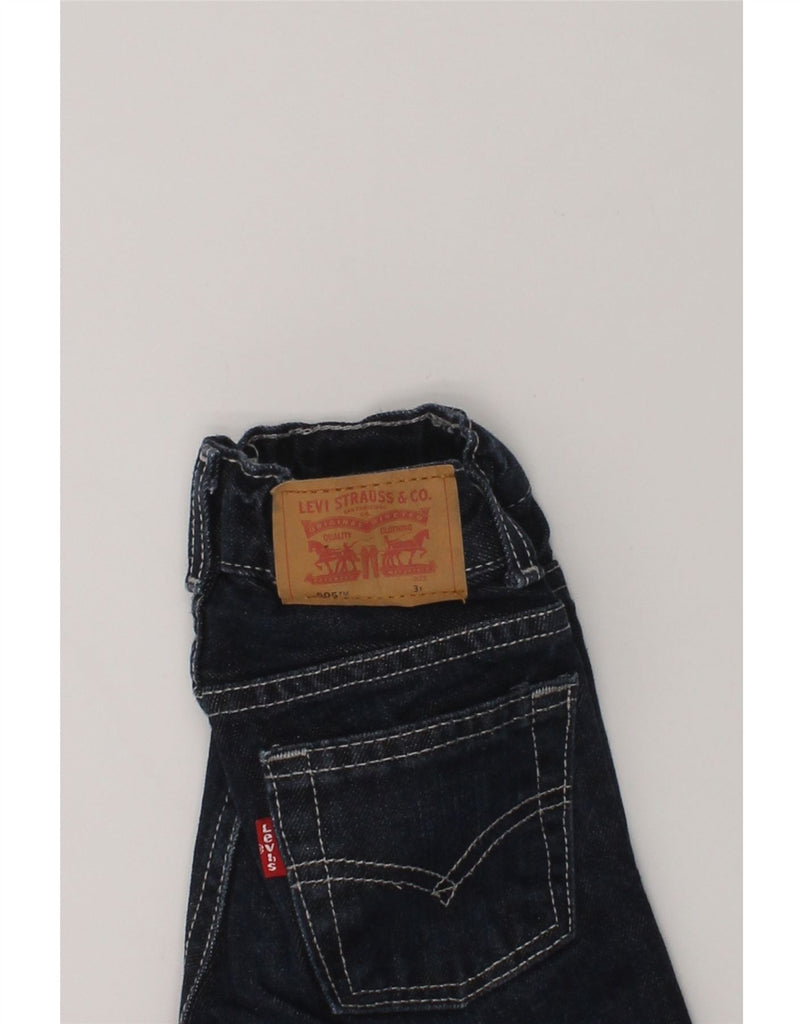 LEVI'S Boys 505 Regular Denim Shorts 2-3 Years W18  Navy Blue Cotton | Vintage Levi's | Thrift | Second-Hand Levi's | Used Clothing | Messina Hembry 