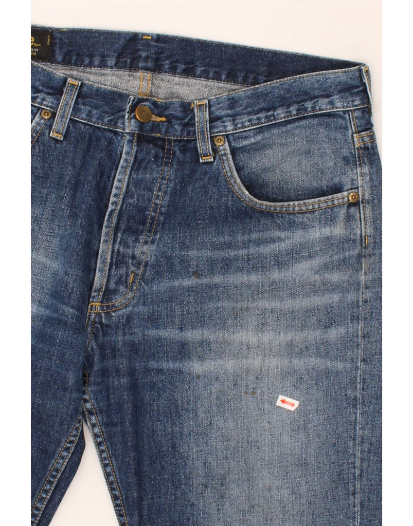 LEE Mens Straight Jeans W34 L31  Blue Cotton | Vintage Lee | Thrift | Second-Hand Lee | Used Clothing | Messina Hembry 