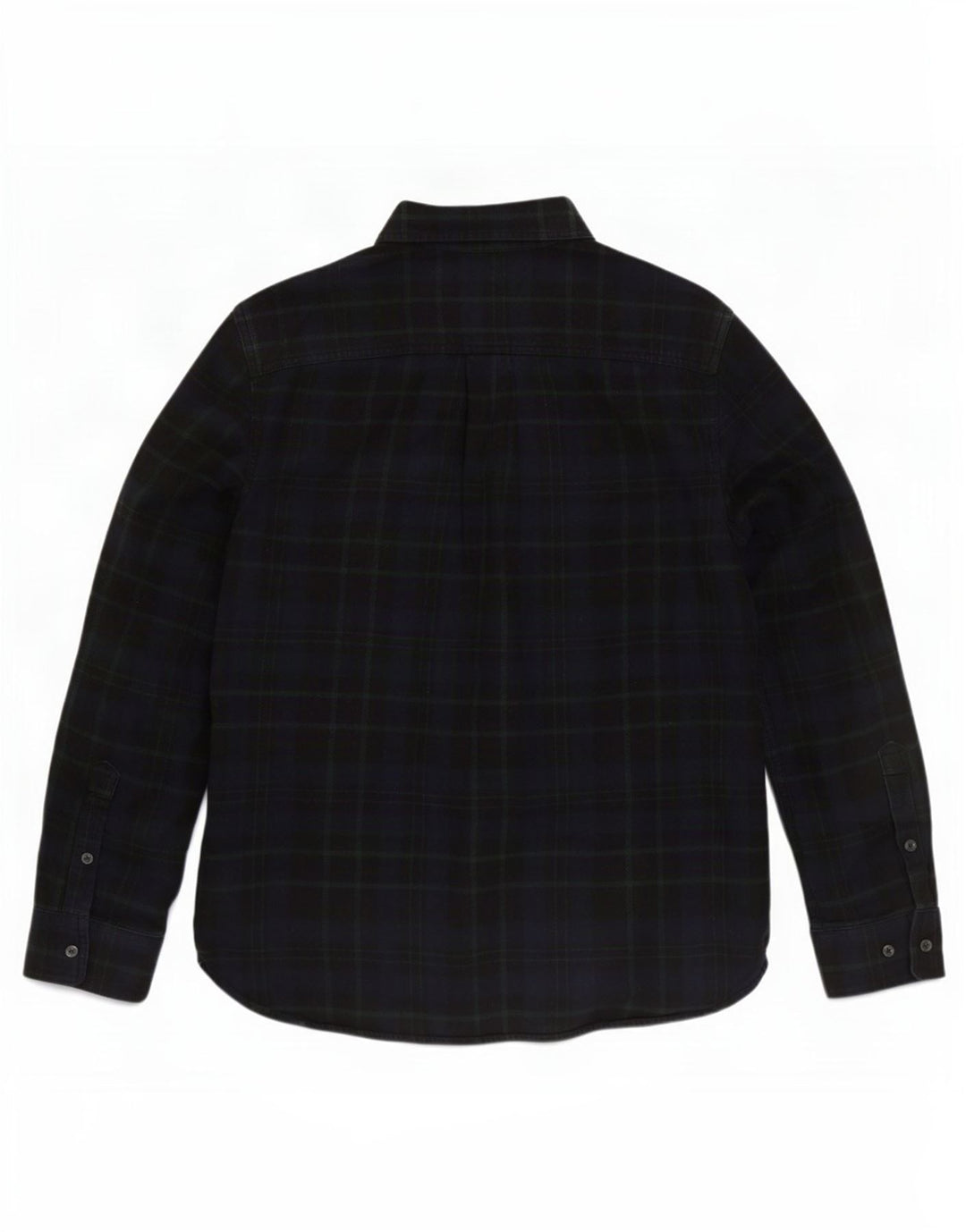 The North Face Mens Flannel Shirt Medium Navy Blue Check Cotton