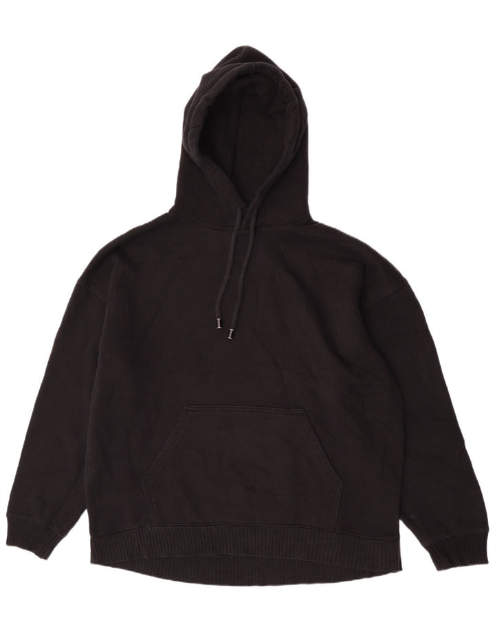 Zara Womens Oversized Hoodie Jumper UK 14 Medium Black