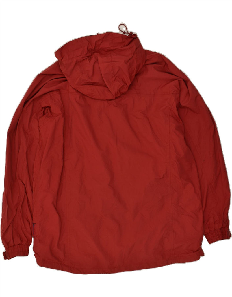 MOUNTAIN WAREHOUSE Mens Hooded Rain Jacket UK 40 Large Red Polyester | Vintage Mountain Warehouse | Thrift | Second-Hand Mountain Warehouse | Used Clothing | Messina Hembry 