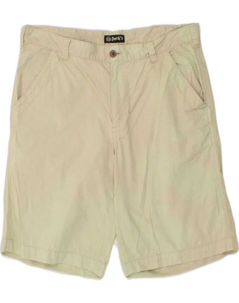 DACK'S Mens Casual Shorts IT 52 XL W36 Beige Cotton | Vintage Dack's | Thrift | Second-Hand Dack's | Used Clothing | Messina Hembry 