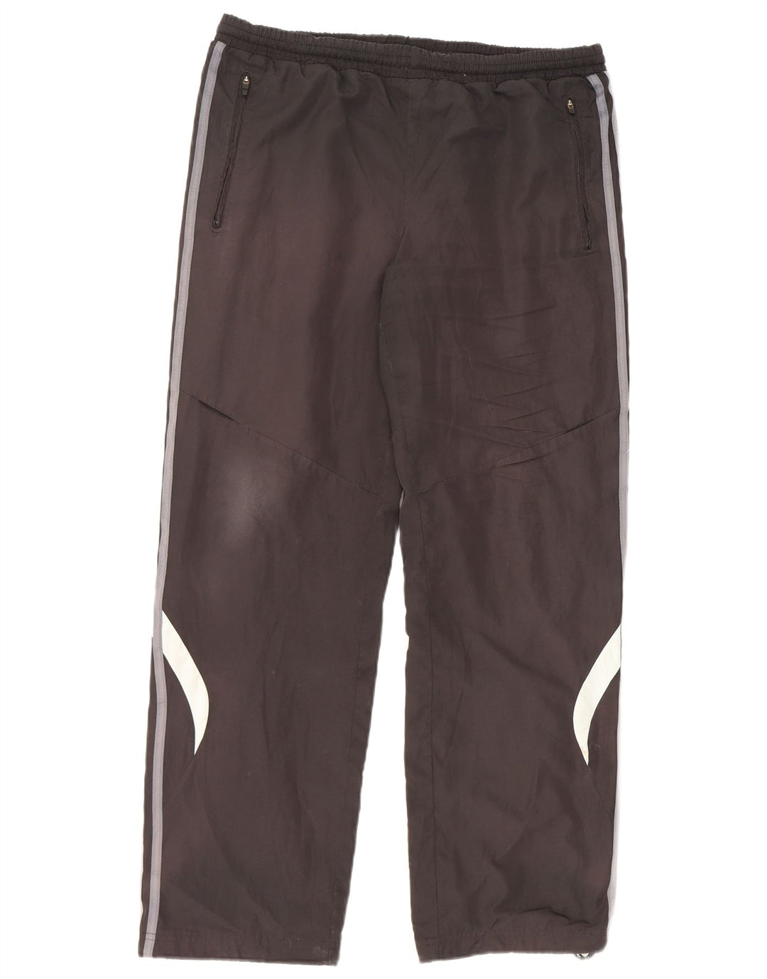 Adidas Mens Tracksuit Trousers Medium  Black Colourblock Polyester