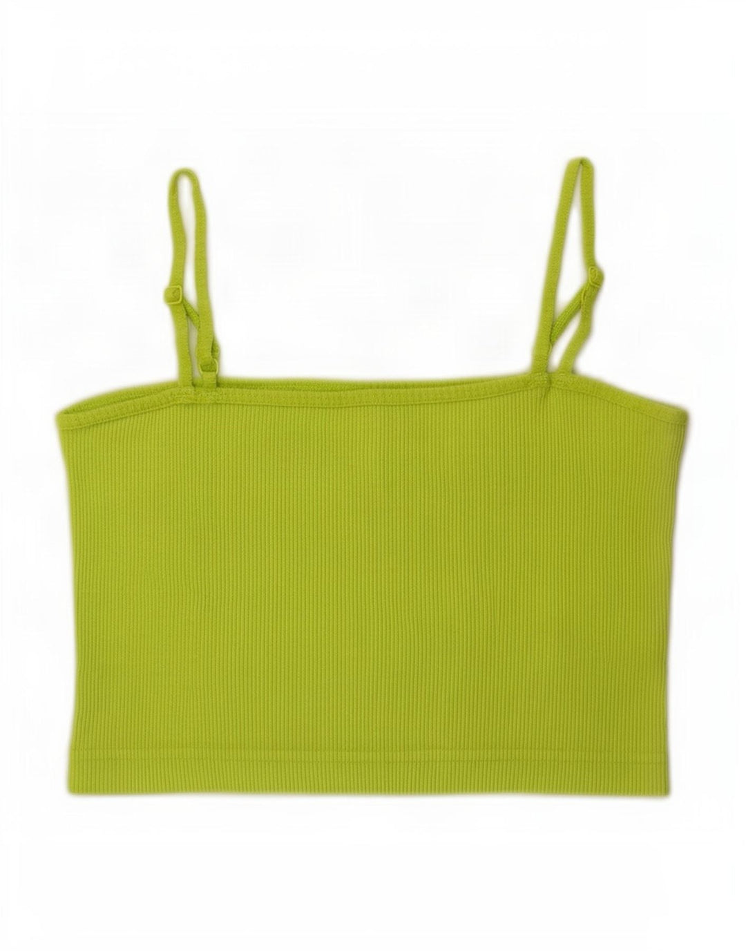 Nike Womens Crop Cami Top UK 8 Small Green Cotton