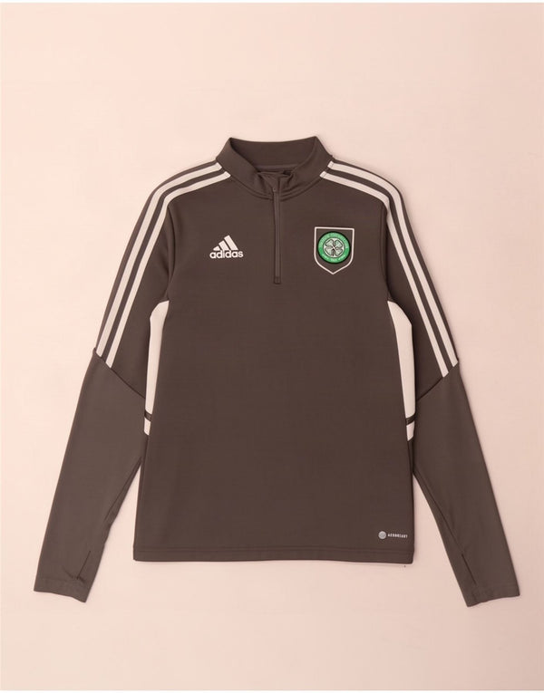 Adidas Boys Graphic Pullover Tracksuit Top 13-14 Years Grey