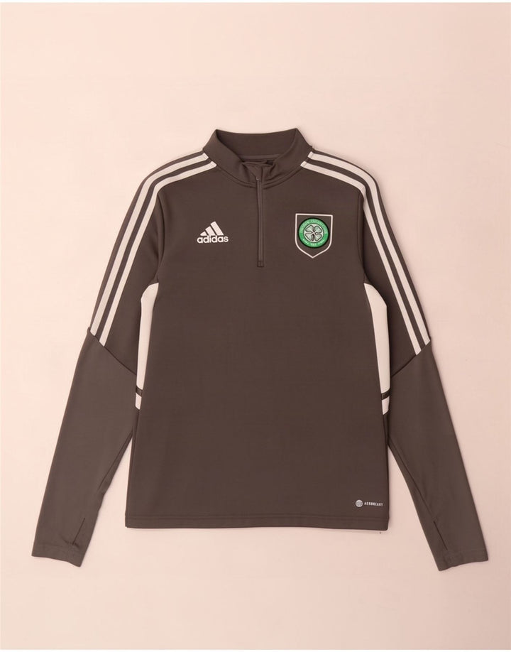 Adidas Boys Graphic Pullover Tracksuit Top 13-14 Years Grey