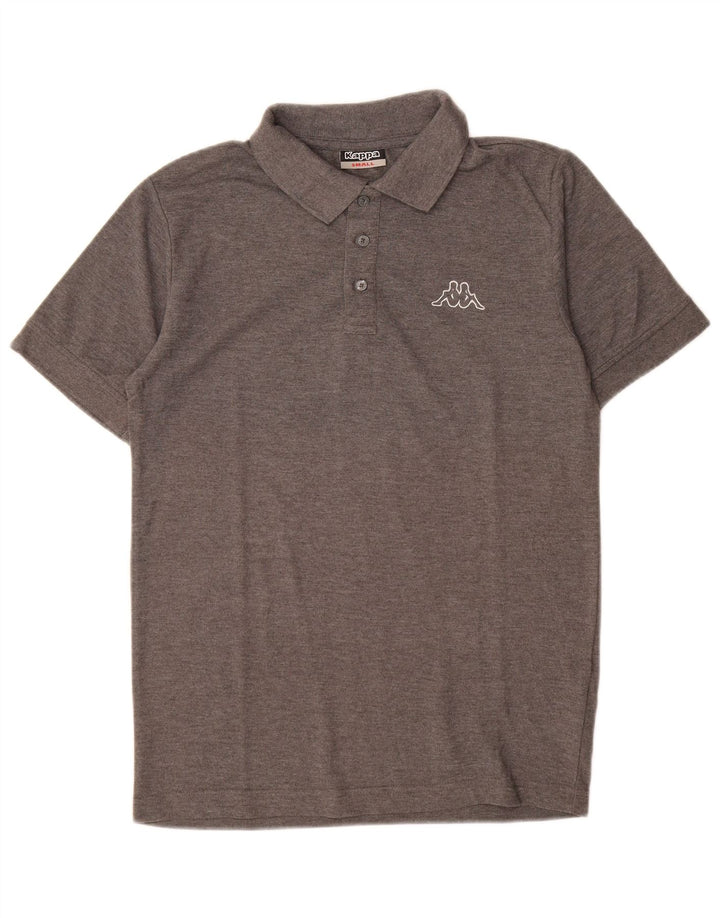 Kappa Mens Polo Shirt Small Grey Polyester