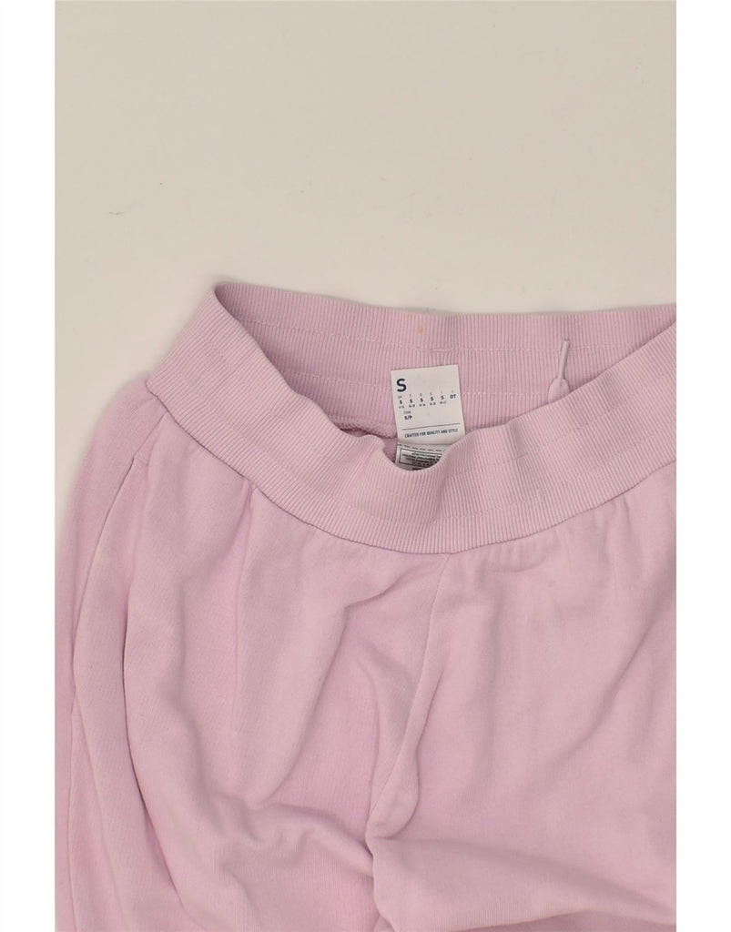 REEBOK Womens Tracksuit Trousers Joggers UK 8 Small Pink Cotton | Vintage Reebok | Thrift | Second-Hand Reebok | Used Clothing | Messina Hembry 