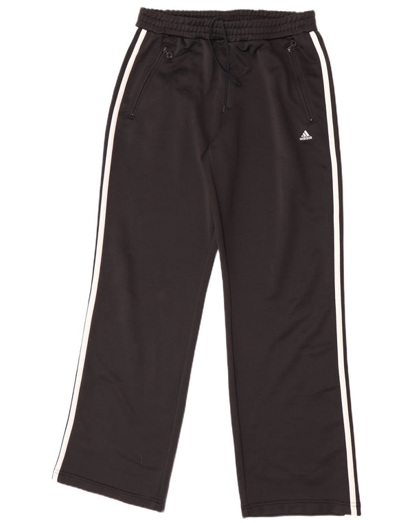 Adidas Womens Tracksuit Trousers UK 12 Medium Black Polyester