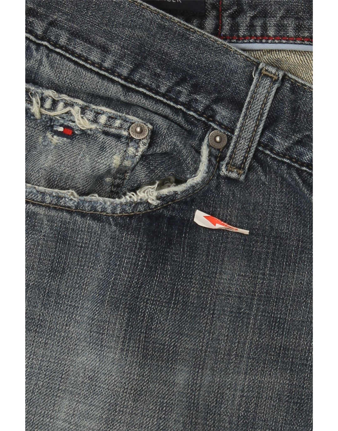 Tommy Hilfiger Mens Straight Jeans W40 L32 Blue Cotton