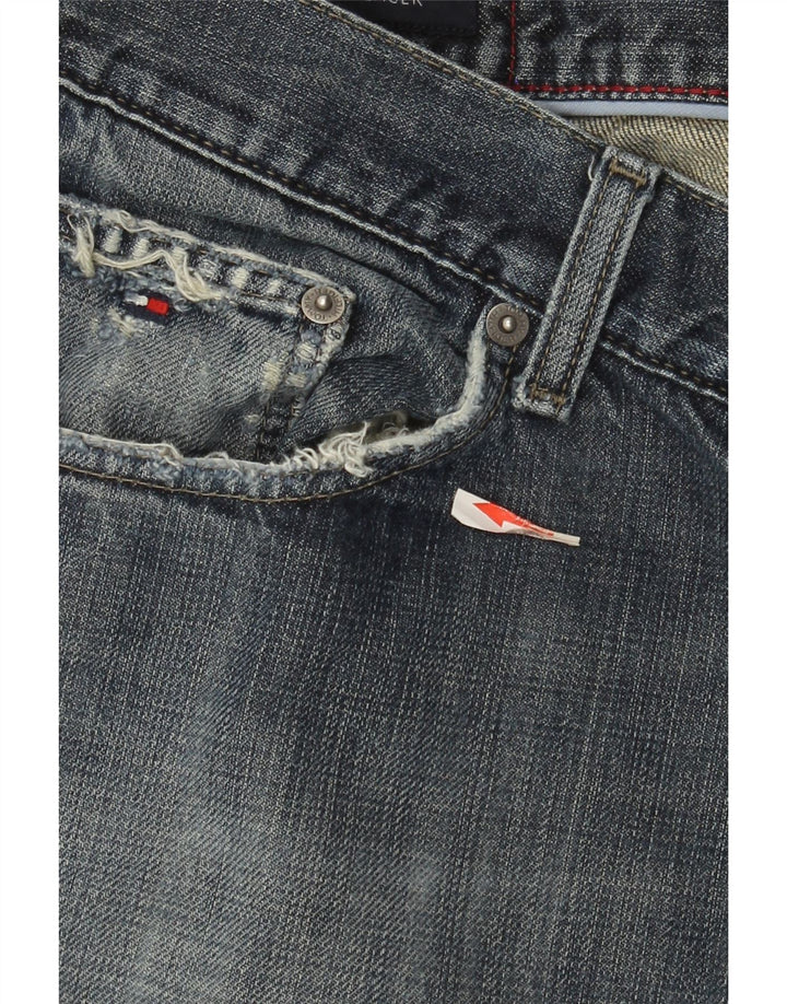 Tommy Hilfiger Mens Straight Jeans W40 L32 Blue Cotton
