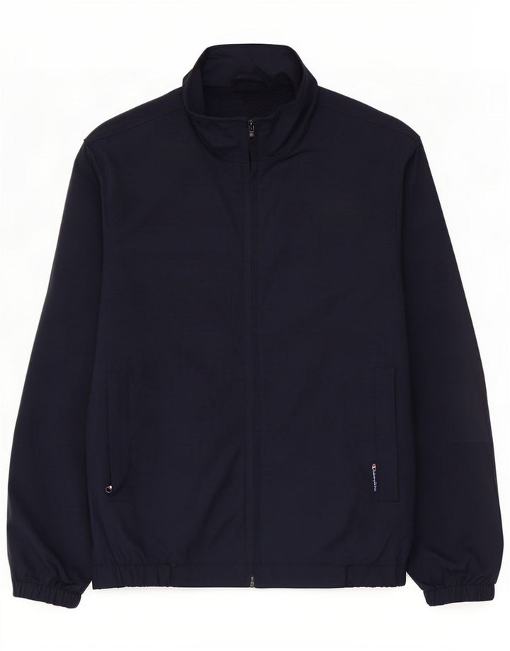 Champion Mens Tracksuit Top Jacket Medium Navy Blue