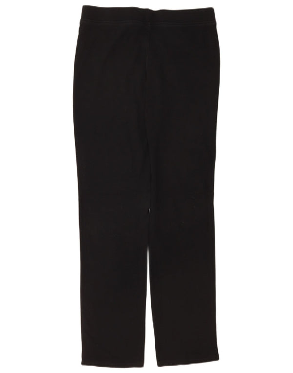 Marks & Spencer Girls Straight Casual Trousers 13-14 Years W30 L29 Black