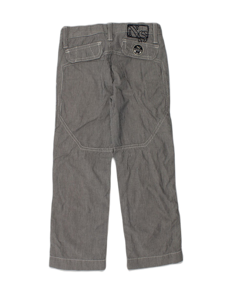 NORTH SAILS Boys Straight Chino Trousers 3-4 Years W22 L19 Grey Striped | Vintage North Sails | Thrift | Second-Hand North Sails | Used Clothing | Messina Hembry 