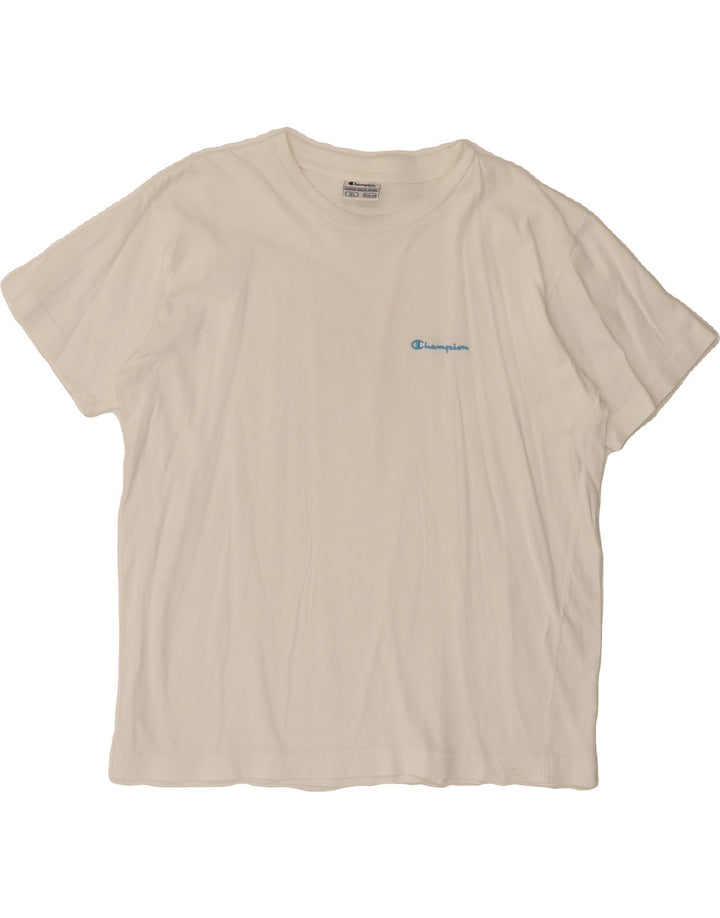 CHAMPION Boys T-Shirt Top 13-14 Years White Vintage Champion and Second-Hand Champion from Messina Hembry 