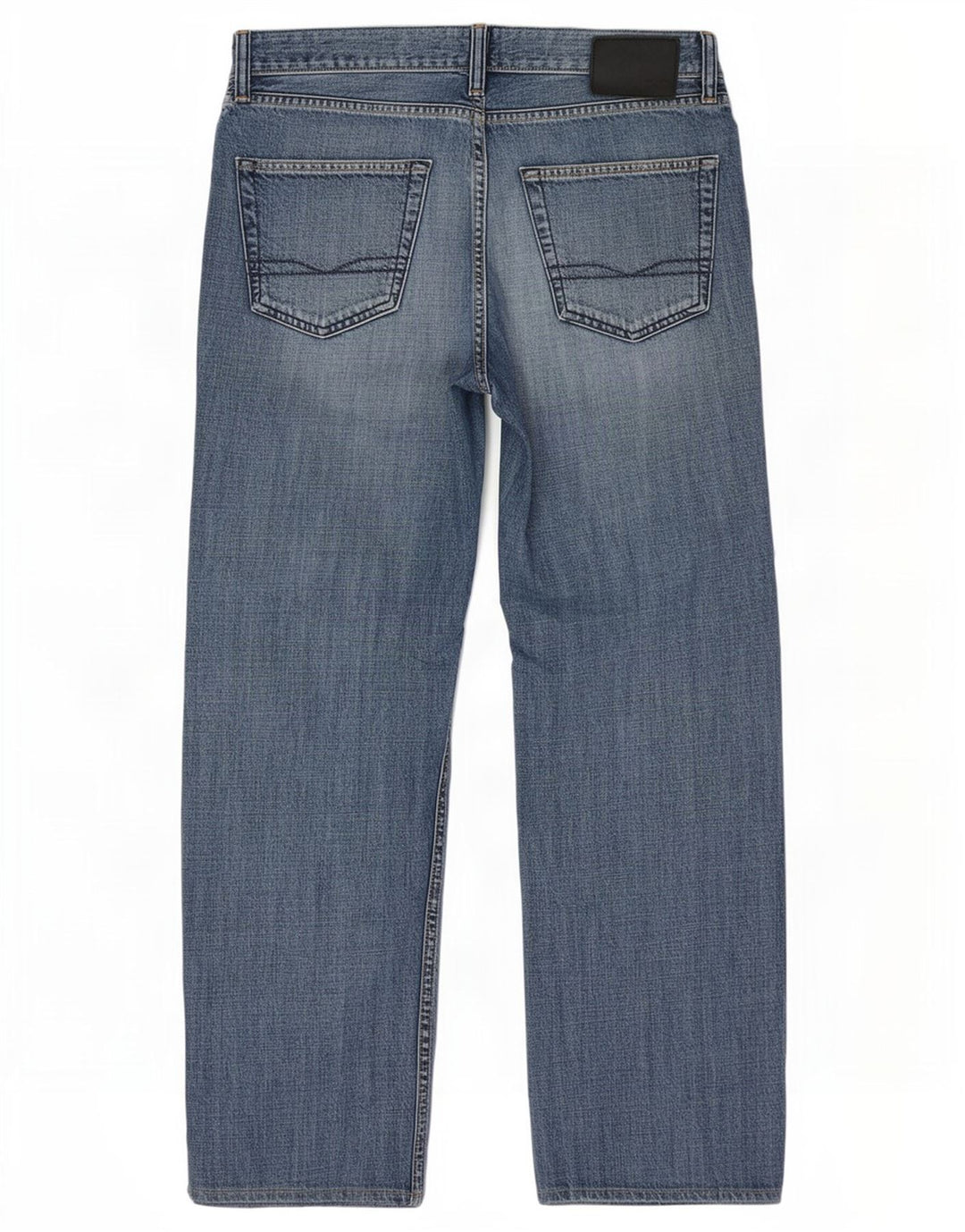 Hugo Boss Mens Straight Jeans W34 L29 Blue Cotton