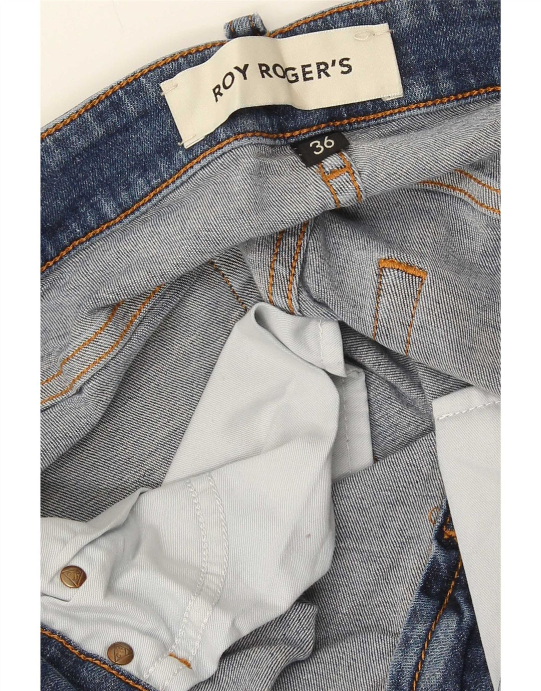 Roy Rogers Mens Slim Jeans W36 L30 Blue