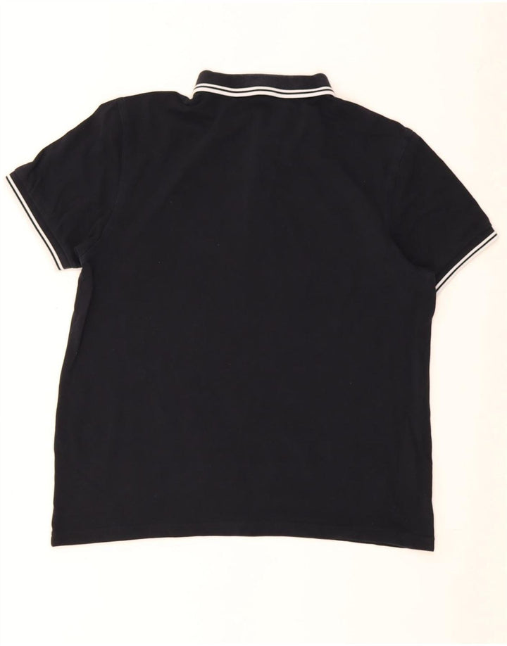 Fred Perry Mens Polo Shirt XL Navy Blue Cotton