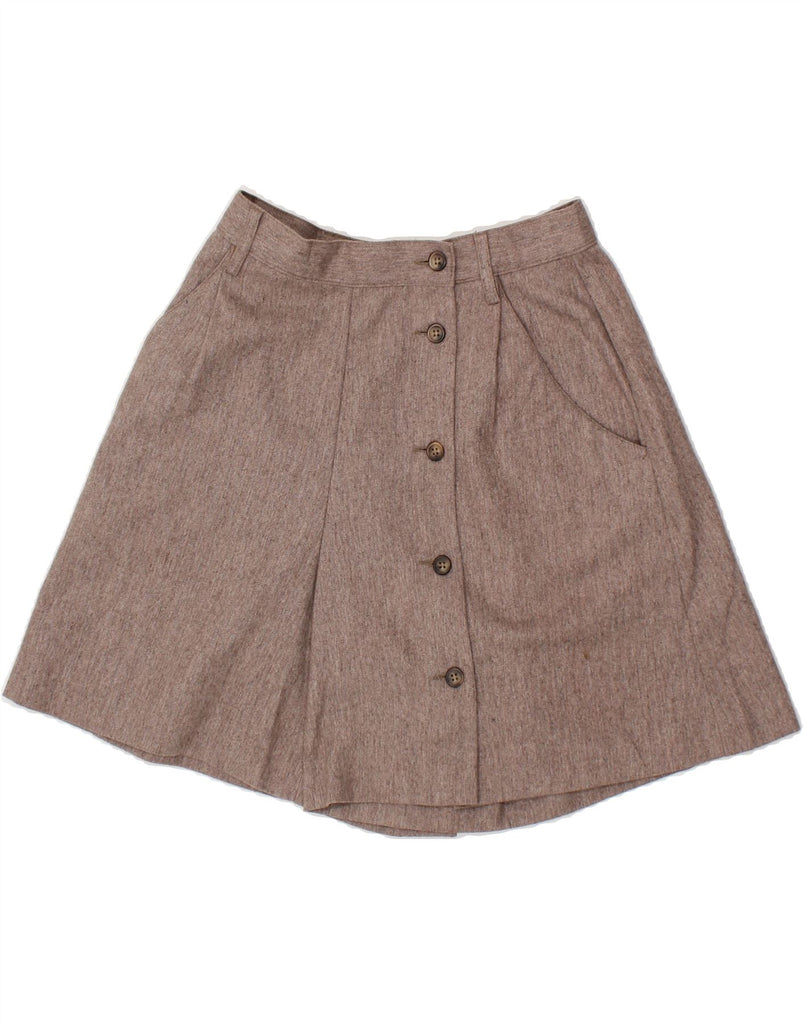 STEFANEL Womens Mini Skirt IT 44 Medium W28 Grey Wool Vintage Stefanel and Second-Hand Stefanel from Messina Hembry 