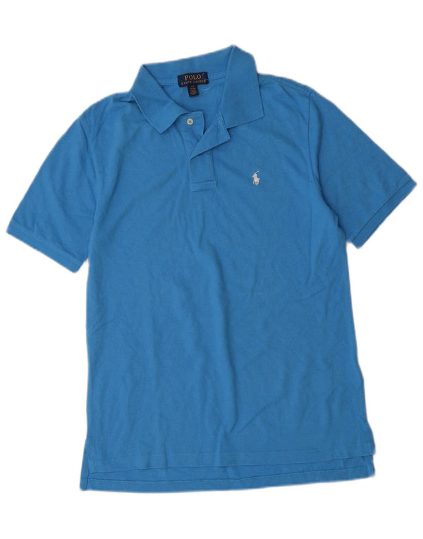 Polo Ralph Lauren Boys Polo Shirt 14-15 Years Large Blue Cotton