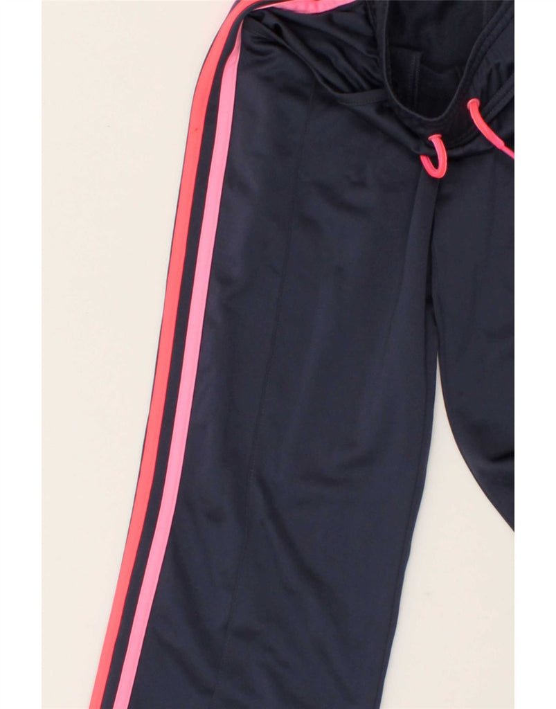 ADIDAS Girls Full Tracksuit 11-12 Years Navy Blue Polyester Vintage Adidas and Second-Hand Adidas from Messina Hembry 