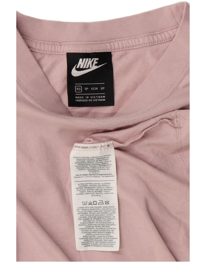 Nike Mens T-Shirt Top XS Pink Cotton