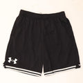 Under Armour Mens Graphic Sport Shorts Large  Black Striped Polyester
