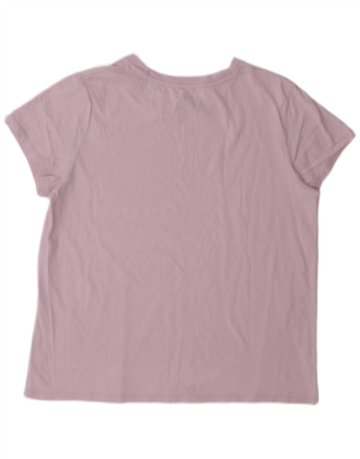 Levi's Womens Graphic T-Shirt Top UK 16 Large Pink