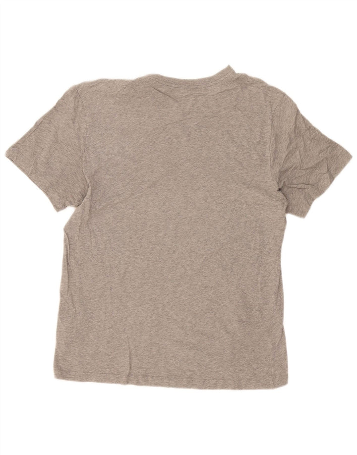 Nike Mens Graphic T-Shirt Top Large Grey Flecked Cotton