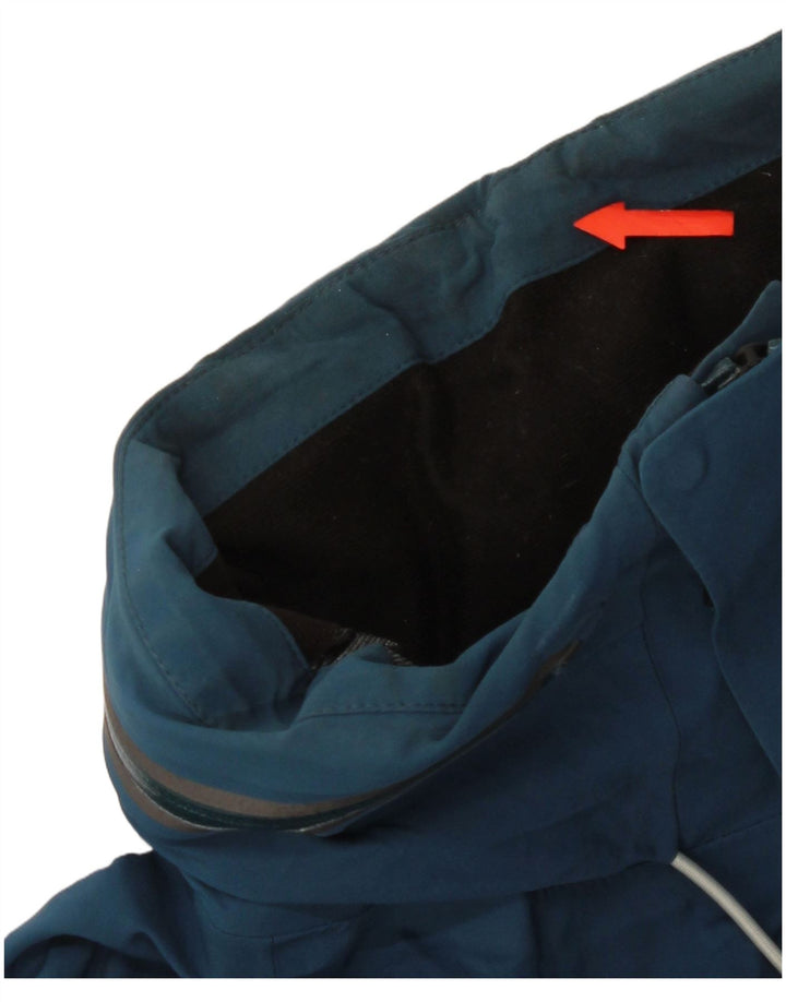 Rohan Mens Hooded Windbreaker Jacket UK 38 Medium Blue Polyamide