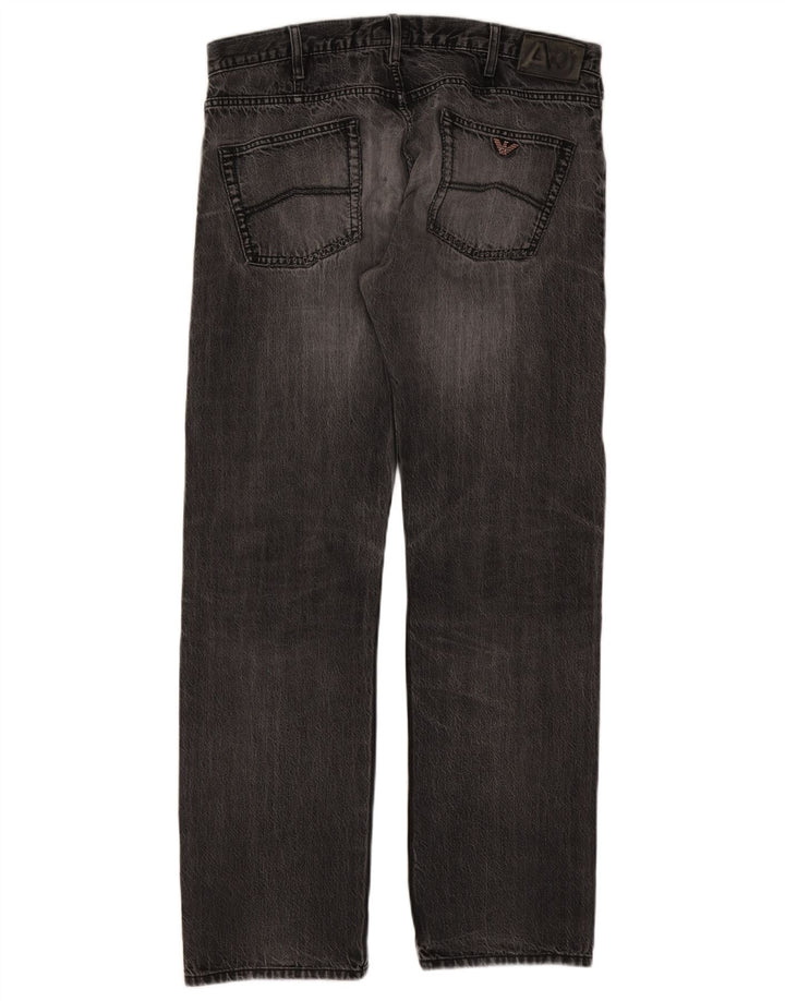 Armani Womens Straight Jeans W38 L32 Grey