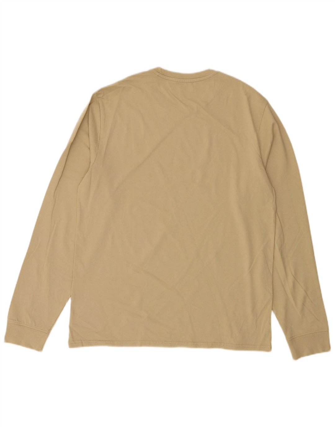 LEVI'S Mens Standard Top Long Sleeve Medium Beige Cotton